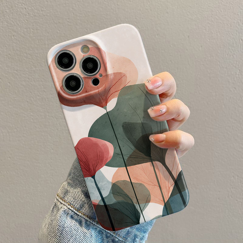 Phone Cases Hard - Nature Art Leaf Case For iPhone