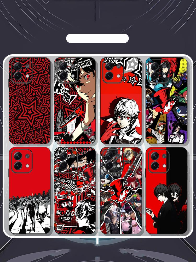 Phone Cases Xiaomi Redmi 12 - Persona 5 Joker hot game poster