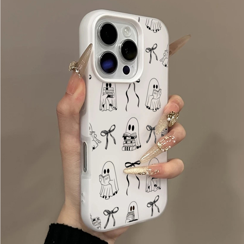 Phone Cases Xs Iphone - Cute Halloween Book Ghost Bow Phone