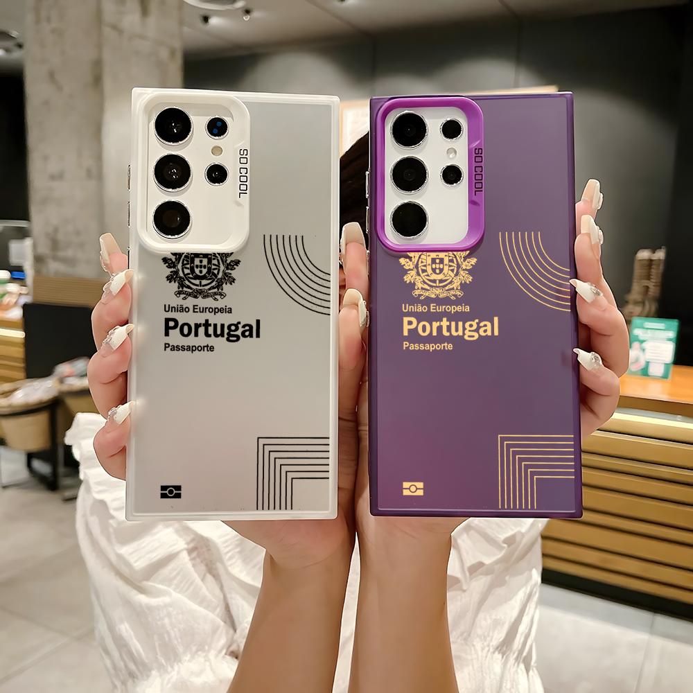 Phone Cases Hard - Cool Portugal Passport Phone Case Laser
