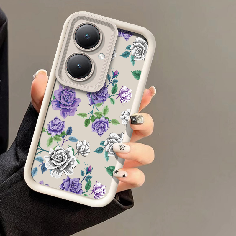 Phone Cases Vivo - Flower Painting Phone Case For Vivo