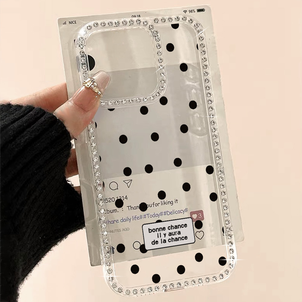Phone Cases Polka Dot - Painted Phone Case for Apple iPhone