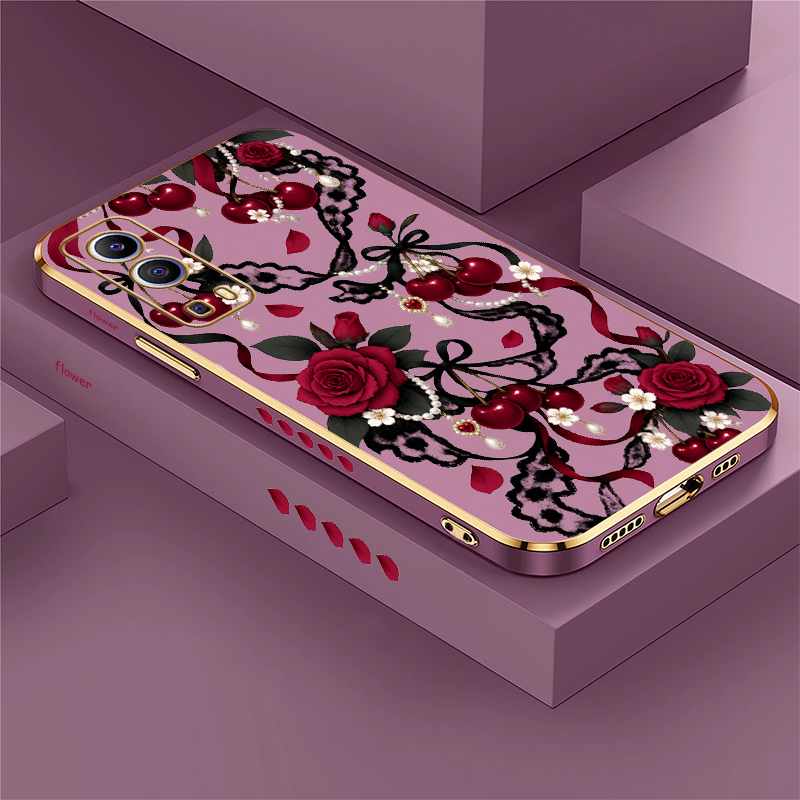 Phone Cases Vivo - Butterfly Flower Pattern Phone Case For