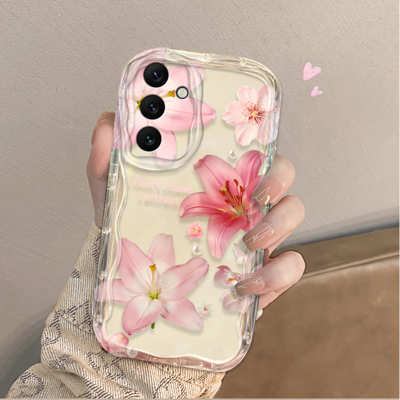 Beautiful Pink Lily Pattern Ph - đánh giá và giá Phone Cases For Samsung A14