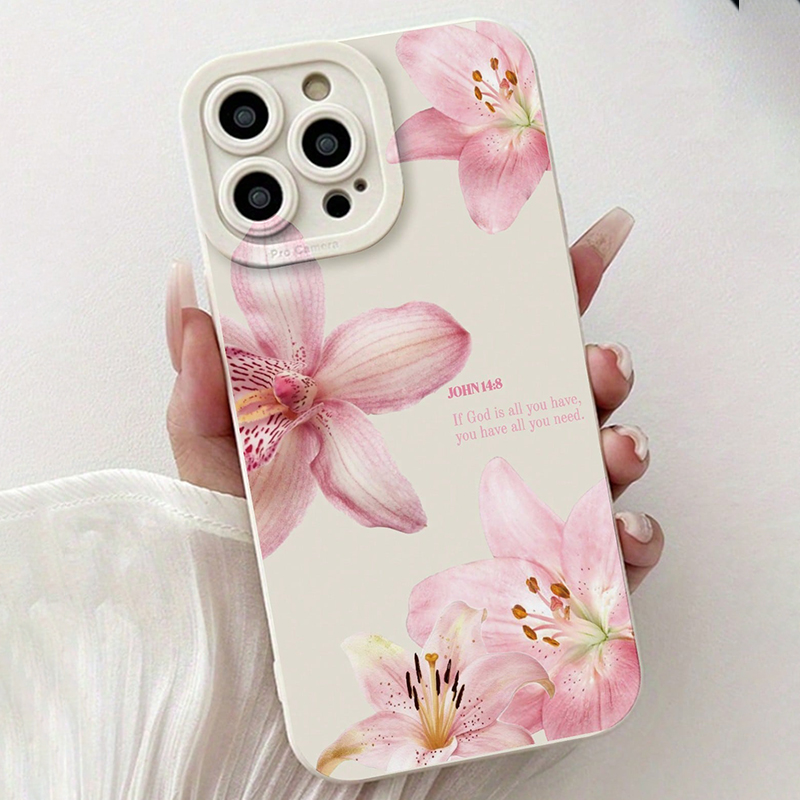 Blue Floral Painted Silicone I - đánh giá và giá Phone Cases Xs Iphone
