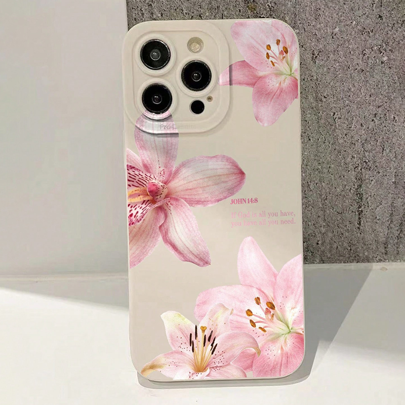 Blue Floral Painted Silicone I - đánh giá và giá Phone Cases Xs Iphone