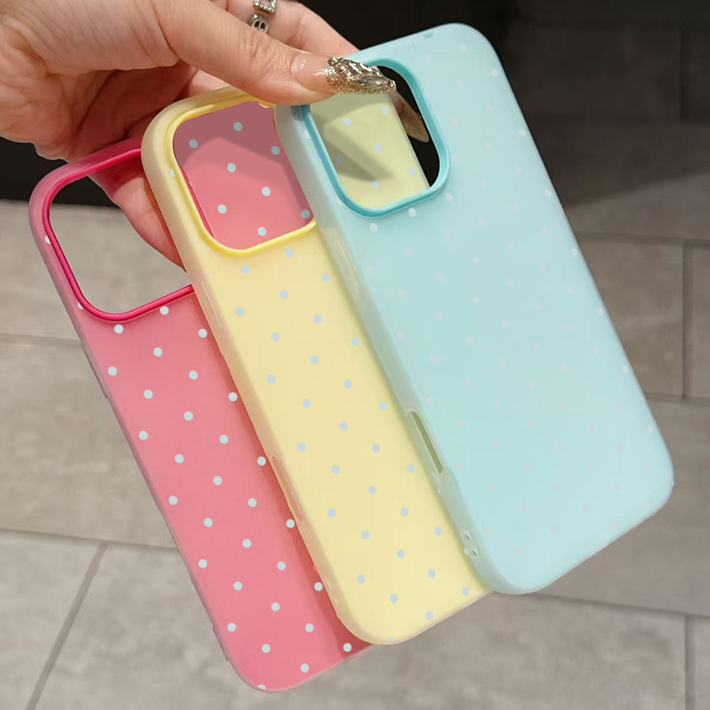 Adorable Light Blue Polka Dot  - đánh giá và giá Phone Cases Polka Dot