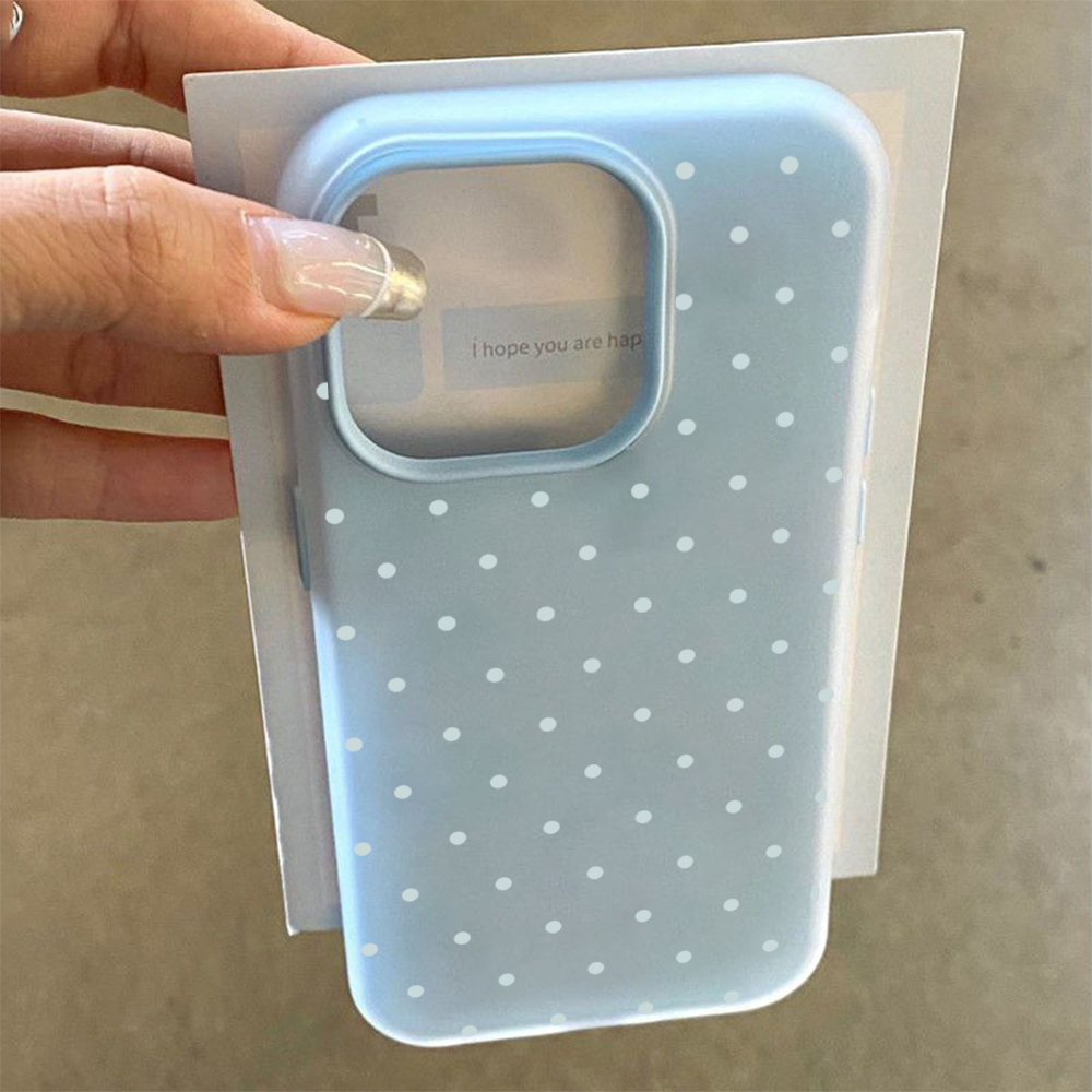 Adorable Light Blue Polka Dot  - đánh giá và giá Phone Cases Polka Dot
