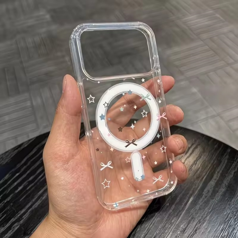 Star Bow Print Clear Phone Cas - đánh giá và giá Phone Cases With Magsafe