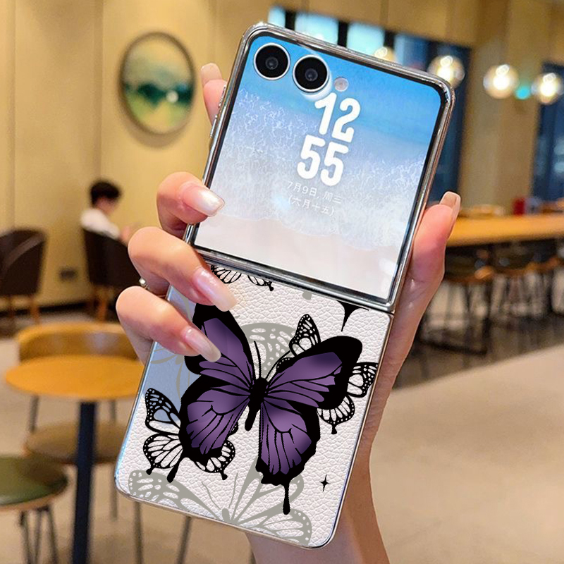 Purple Butterfly PU Leather Ph - đánh giá và giá Phone Cases Z Fold 7