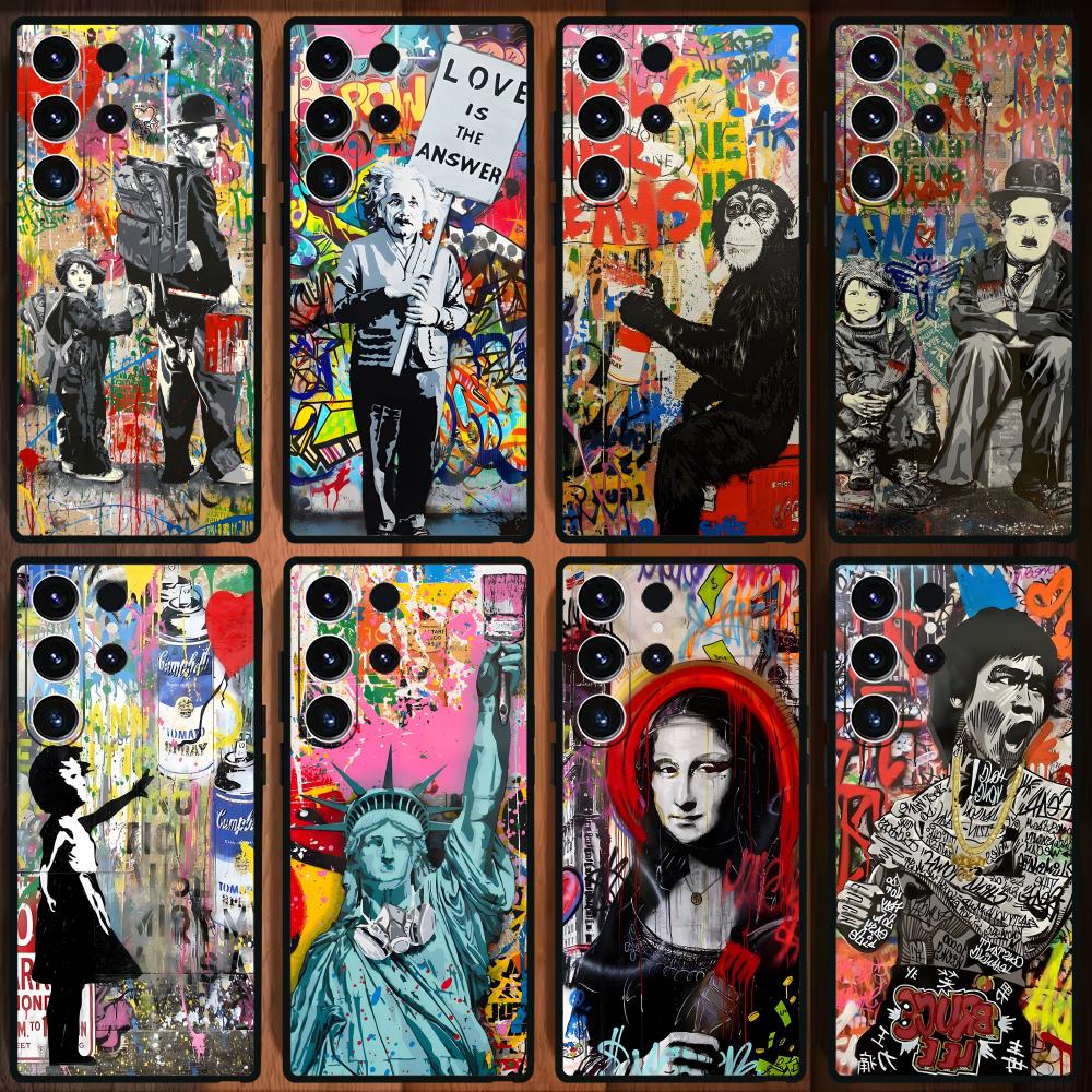 Banksy Graffiti Art  Phone Cas - đánh giá và giá Phone Cases Drawing