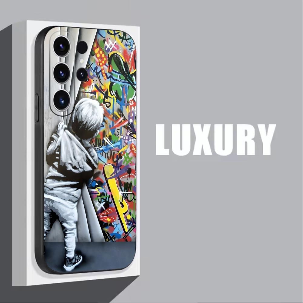 Banksy Graffiti Art  Phone Cas - đánh giá và giá Phone Cases Drawing