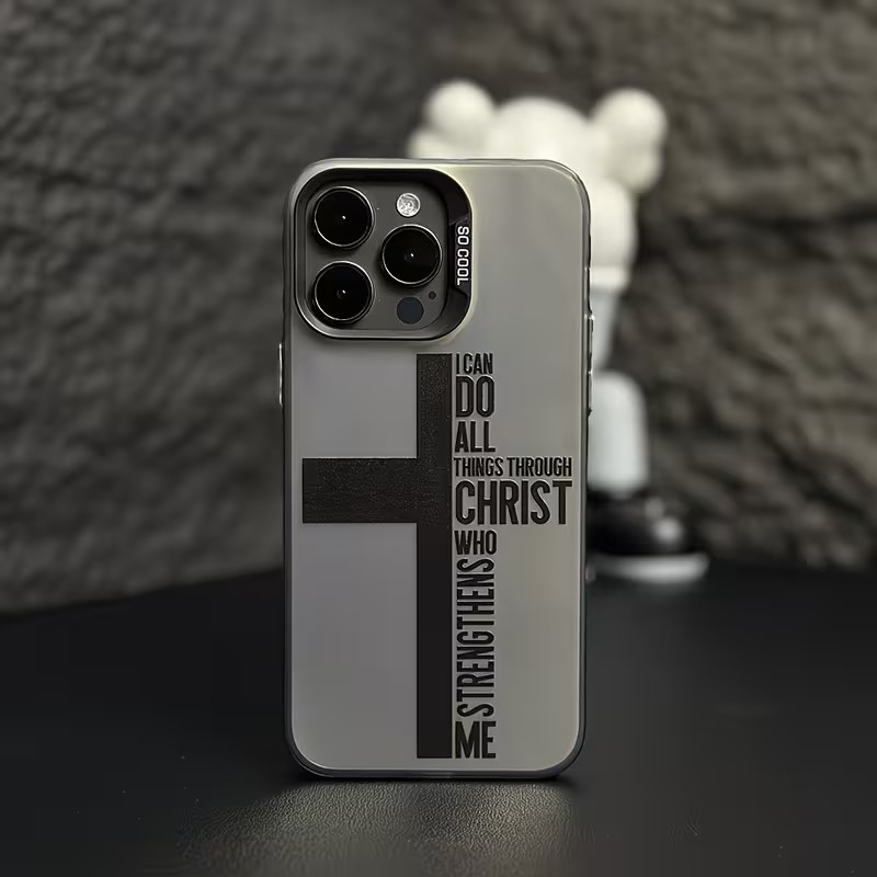 Anti Fingerprint Cross Bible P - đánh giá và giá Phone Cases Xs Iphone