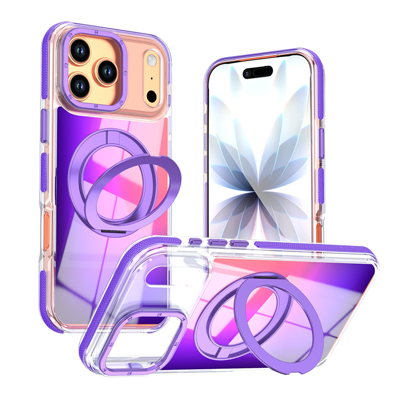 Luxury 360 ° Rotating Bracket  - đánh giá và giá Gradient Color Case