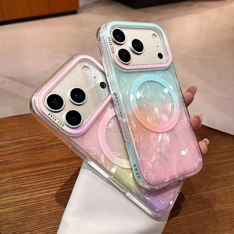 Gradient Rainbow Shell Pattern - đánh giá và giá Gradient Color Case
