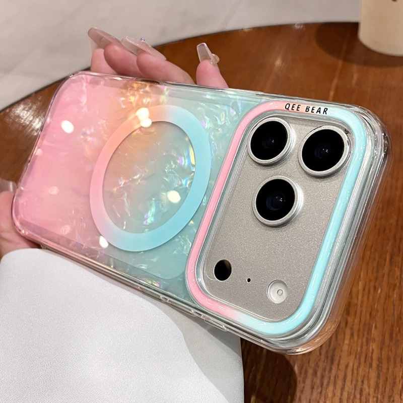 Gradient Rainbow Shell Pattern - đánh giá và giá Gradient Color Case