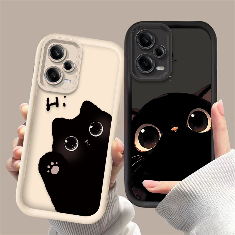 Lovely Big Eyed Cat Phone Case - đánh giá và giá Phone Cases Xiaomi Redmi 12