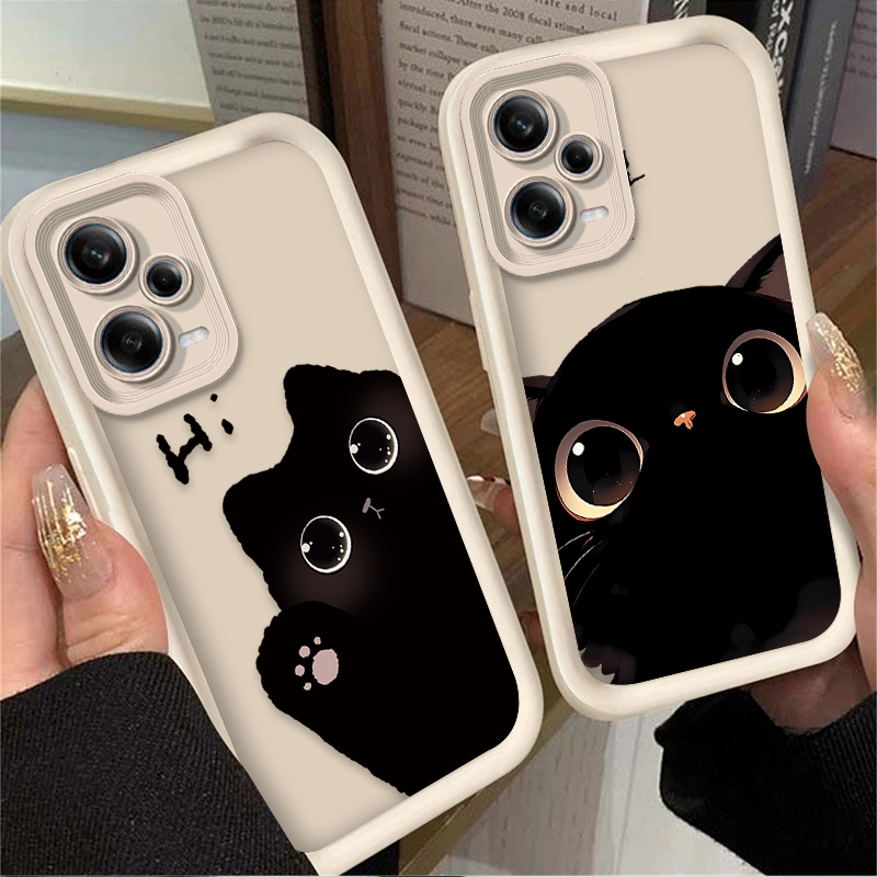 Lovely Big Eyed Cat Phone Case - đánh giá và giá Phone Cases Xiaomi Redmi 12