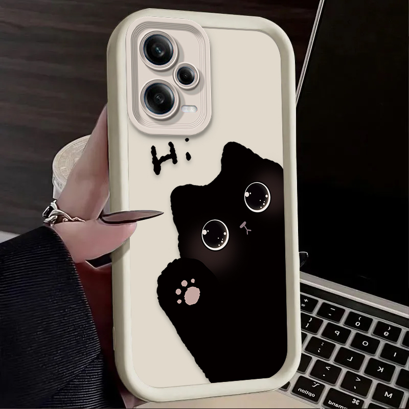 Lovely Big Eyed Cat Phone Case - đánh giá và giá Phone Cases Xiaomi Redmi 12