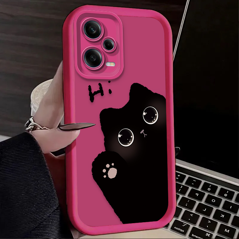 Lovely Big Eyed Cat Phone Case - đánh giá và giá Phone Cases Xiaomi Redmi 12