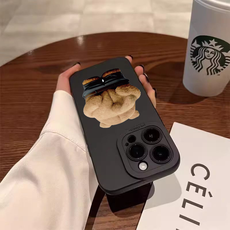 Funny Cool Bear Silicone Phone - đánh giá và giá Phone Cases Funny