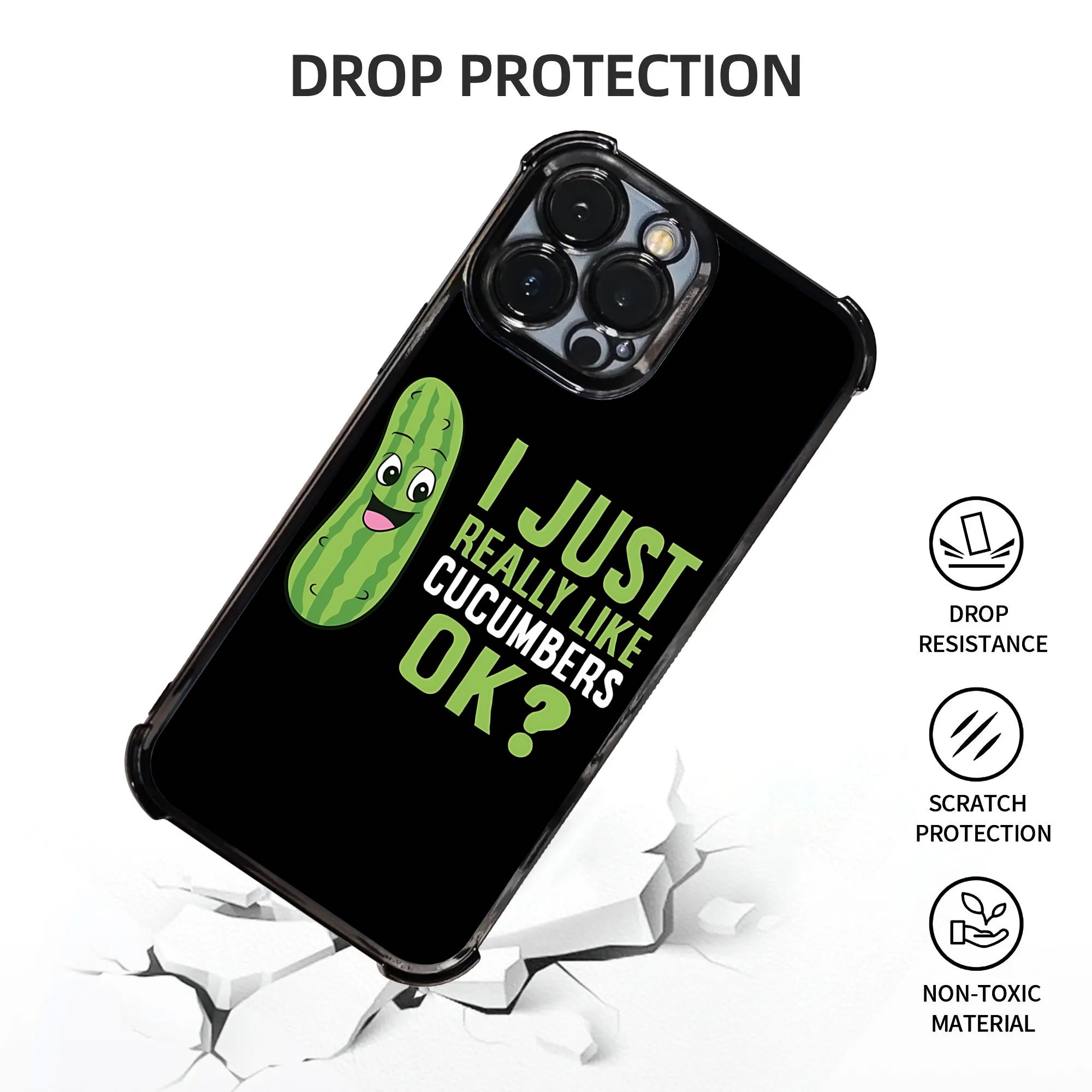 I Love Cucumbers OK Funny Quot - đánh giá và giá Phone Cases Funny