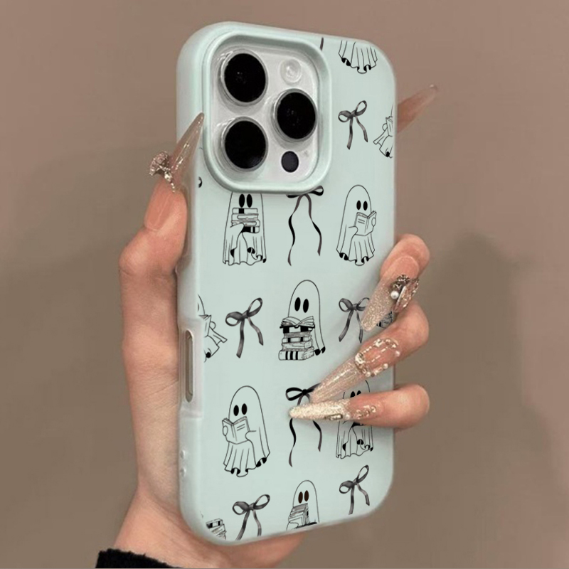 Cute Halloween Book Ghost Bow  - đánh giá và giá Phone Cases Xs Iphone