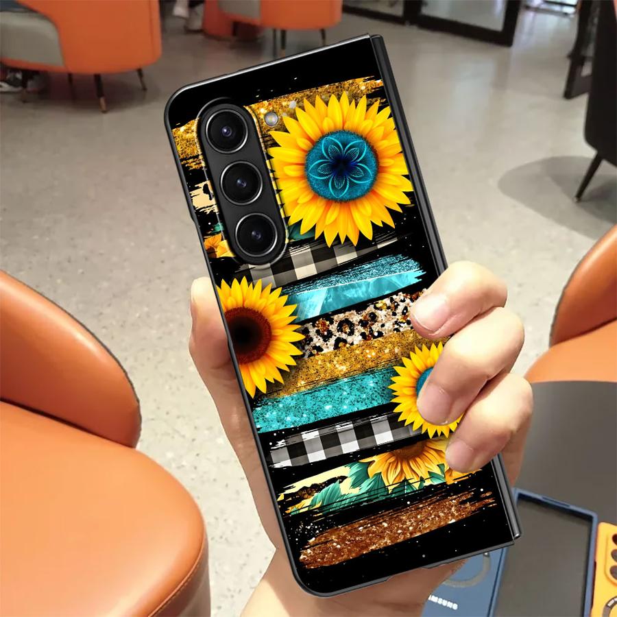 Zebra Striped Sunflower Back P - đánh giá và giá Phone Cases Z Fold 7