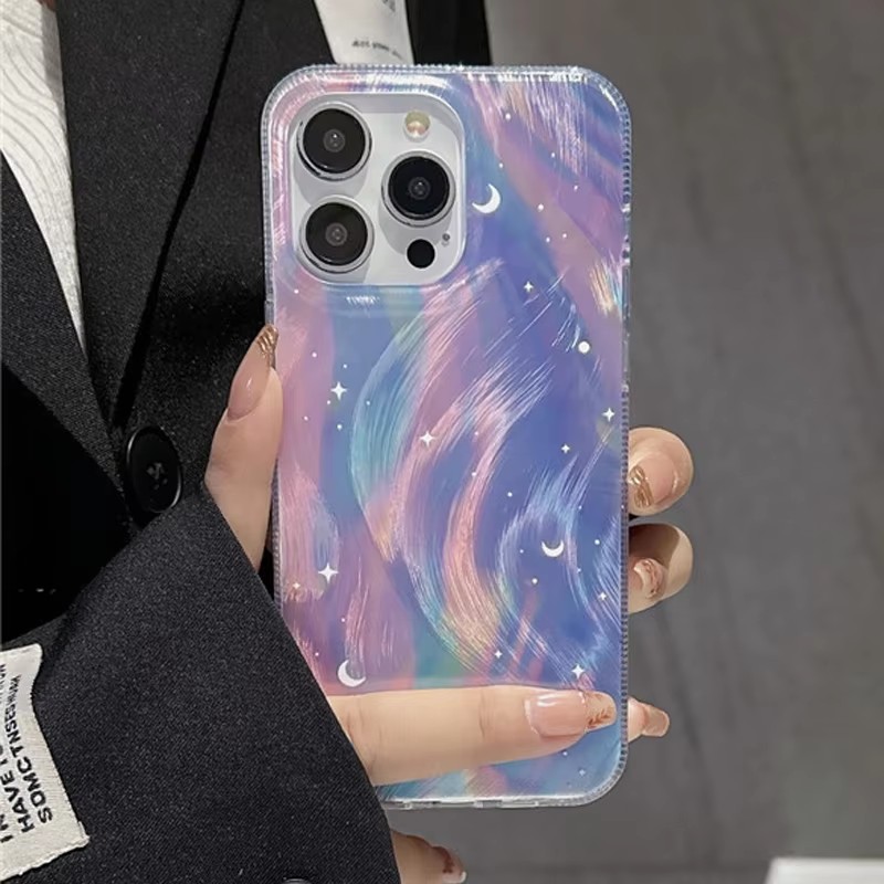 Fashion Glitter Starry Gradien - đánh giá và giá Phone Cases Xiaomi Redmi 12