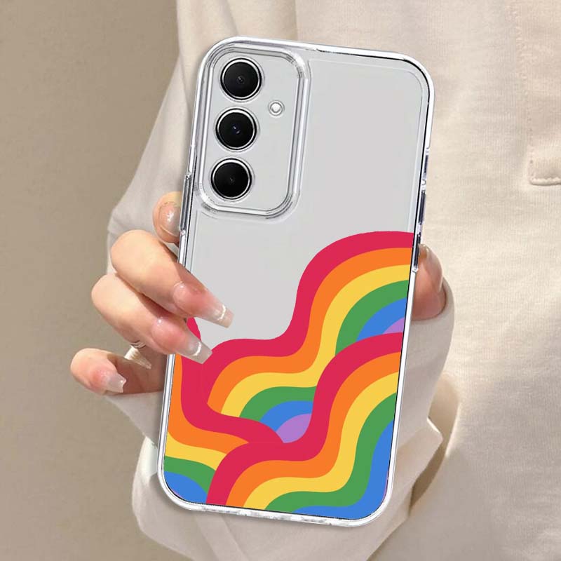 Colorful Rain Bow Art For Sams - đánh giá và giá Phone Cases For Samsung A14