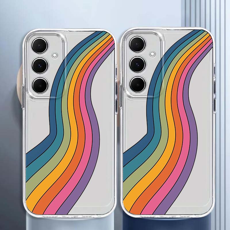 Colorful Rain Bow Art For Sams - đánh giá và giá Phone Cases For Samsung A14
