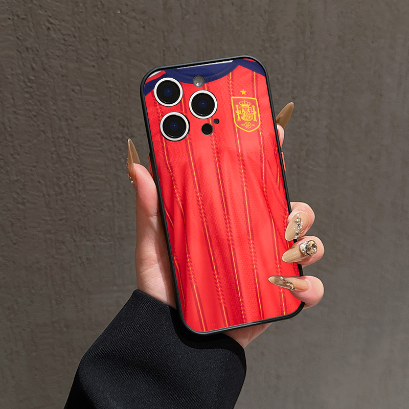 Spain Football Team Home JERSE - đánh giá và giá Phone Cases Jersey