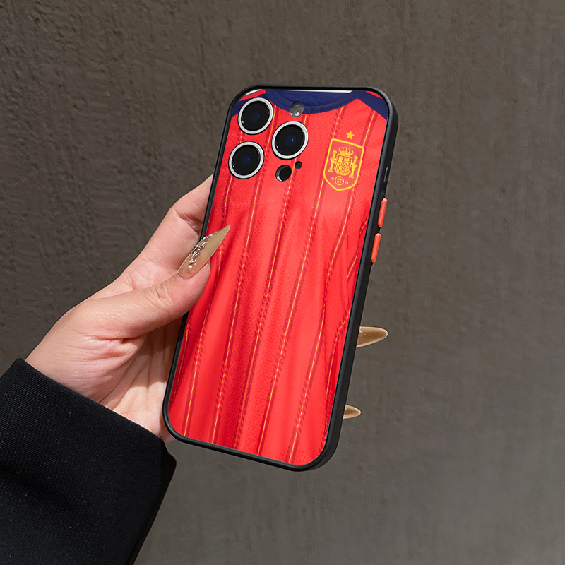 Spain Football Team Home JERSE - đánh giá và giá Phone Cases Jersey