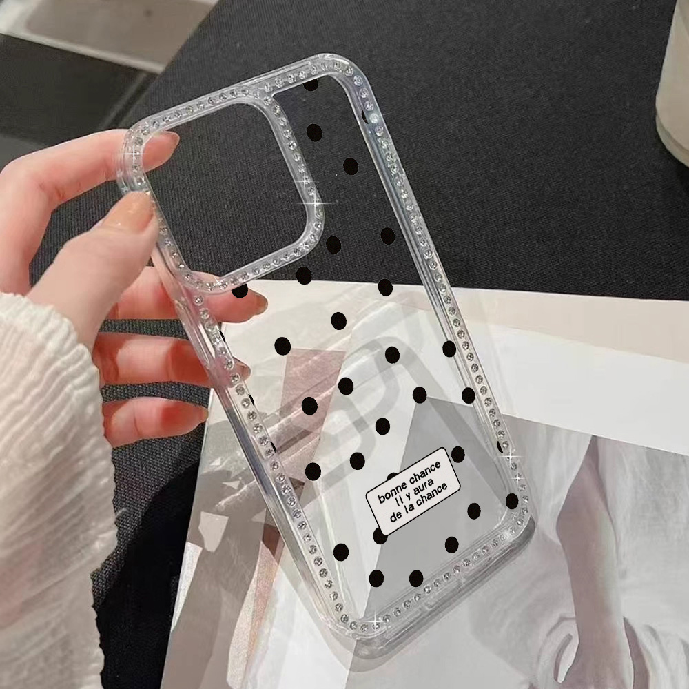 Painted Phone Case for Apple i - đánh giá và giá Phone Cases Polka Dot