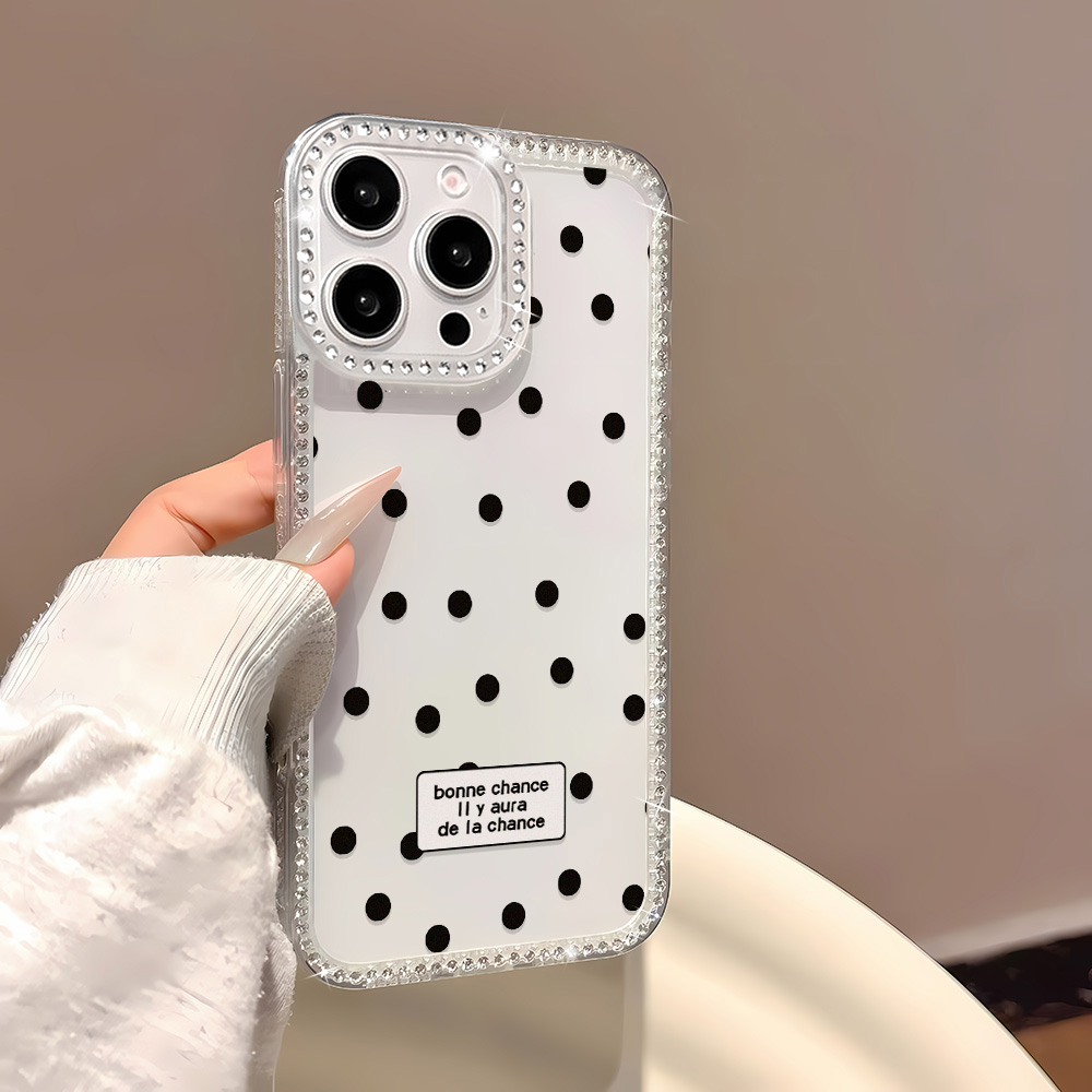Painted Phone Case for Apple i - đánh giá và giá Phone Cases Polka Dot