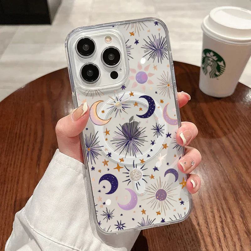 Romantic Sun Moon Stars Phone  - đánh giá và giá Phone Cases With Magsafe