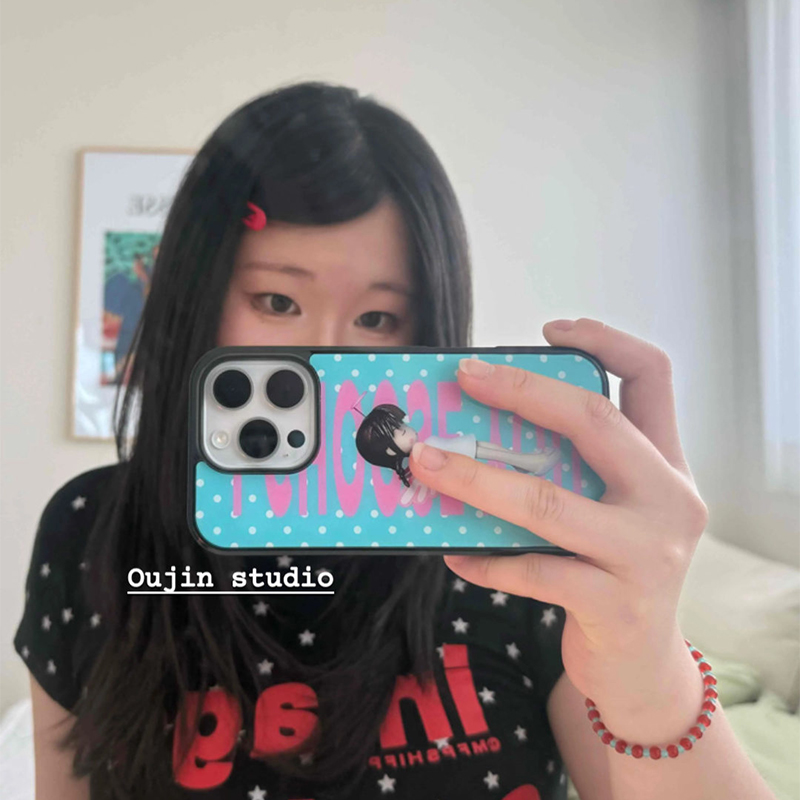 Korean Ins Polka Dots Angel Gi - đánh giá và giá Phone Cases Polka Dot