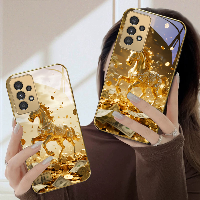A lovely golden steed For Sams - đánh giá và giá Phone Cases For Samsung A14