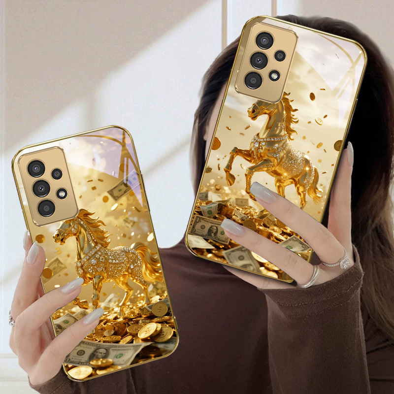 A lovely golden steed For Sams - đánh giá và giá Phone Cases For Samsung A14