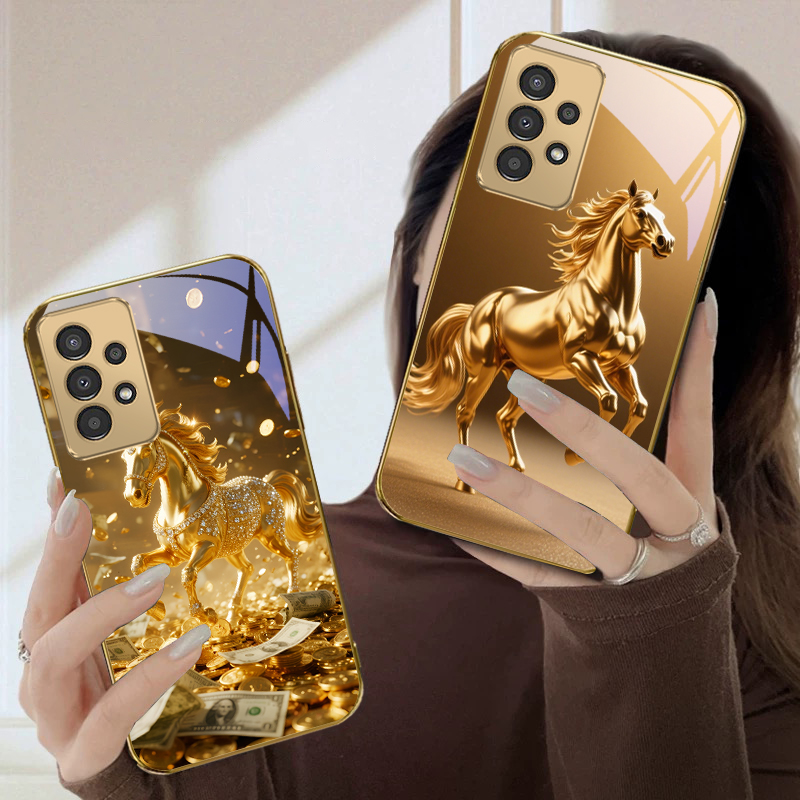 A lovely golden steed For Sams - đánh giá và giá Phone Cases For Samsung A14