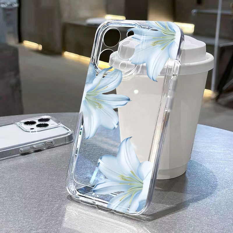 Fashion Exquisite White Lily F - đánh giá và giá Phone Cases Xs Iphone