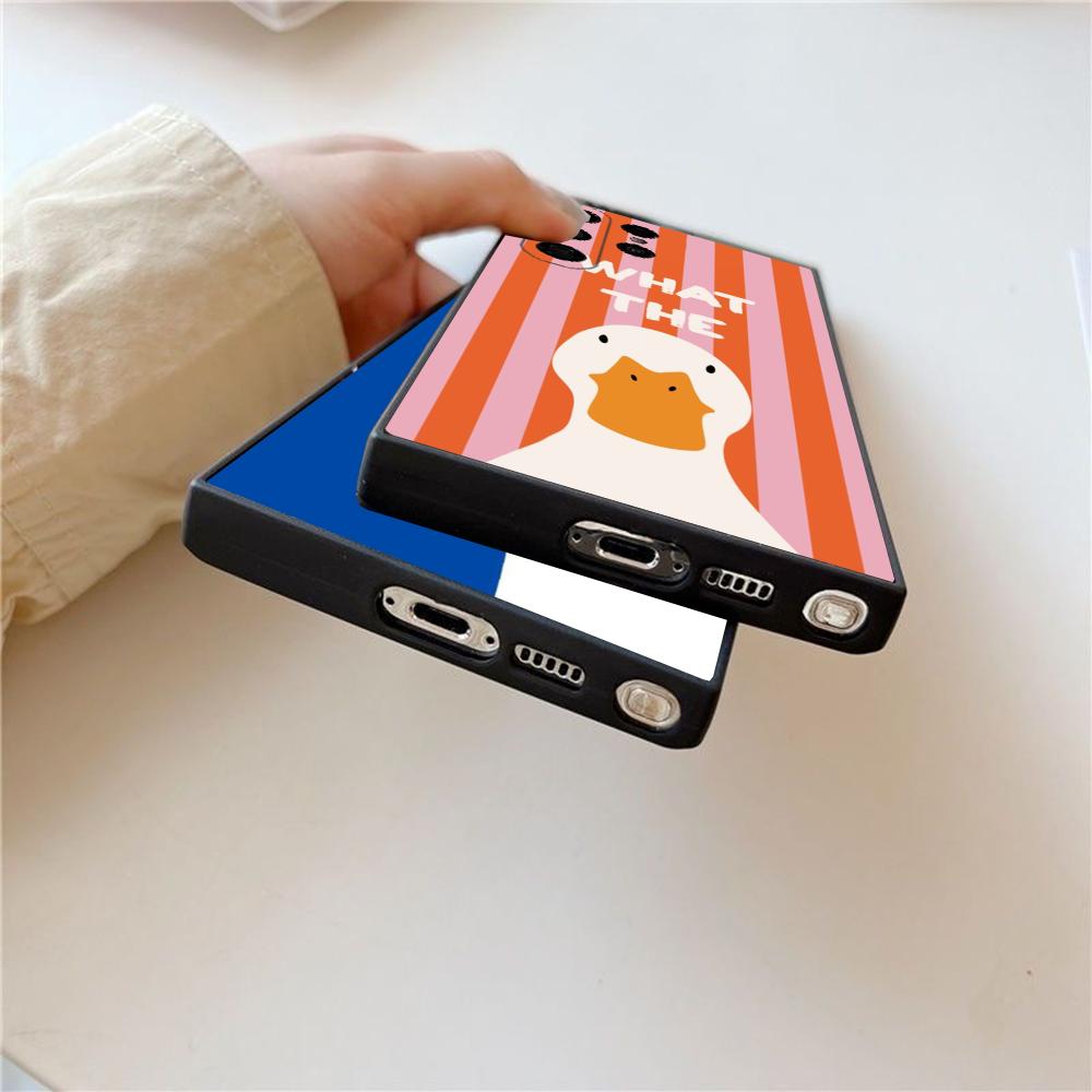 Cute Cartoon Funny Duck Phone  - đánh giá và giá Phone Cases Funny