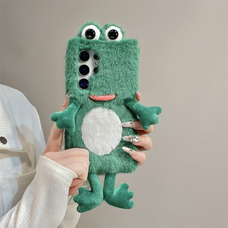 Plush Frog Phone Case, Cute Gr - đánh giá và giá Phone Cases Galaxy S23