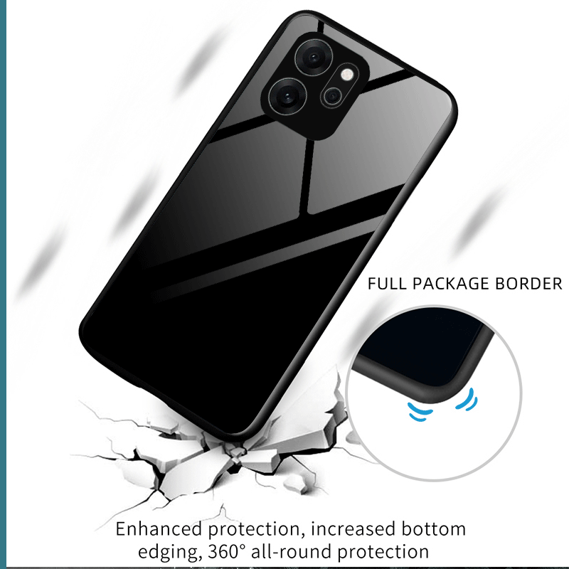 Hard Tempered Glass Case For R - đánh giá và giá Gradient Color Case