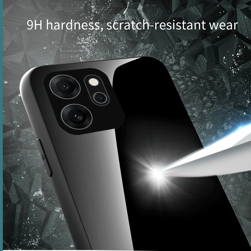 Hard Tempered Glass Case For R - đánh giá và giá Gradient Color Case